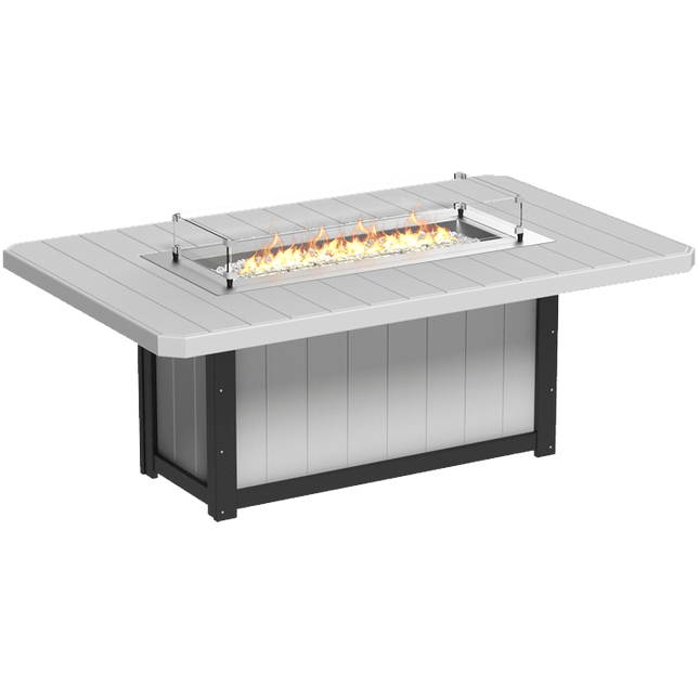 Lumin Fire Table - LuxCraft 79" Rectangular