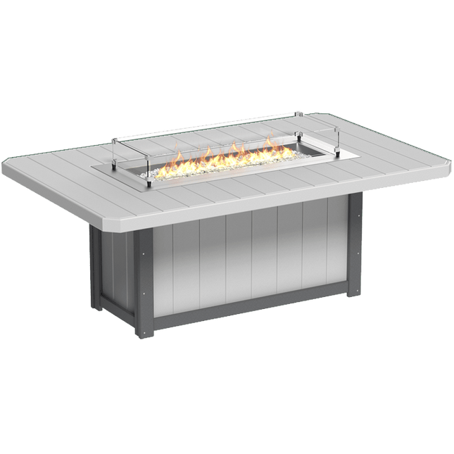 Lumin Fire Table - LuxCraft 79" Rectangular