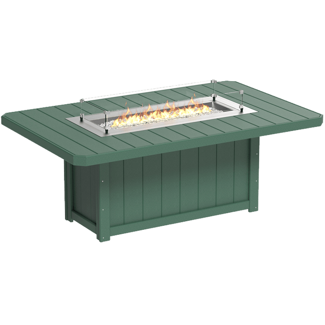 Lumin Fire Table - LuxCraft 79" Rectangular