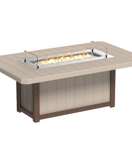 Lumin Fire Table - LuxCraft 79" Rectangular