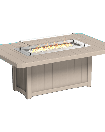 Lumin Fire Table - LuxCraft 79" Rectangular