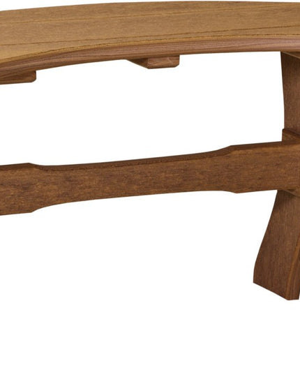 LuxCraft Poly 28" Table  Bench (Antique Mahogany)