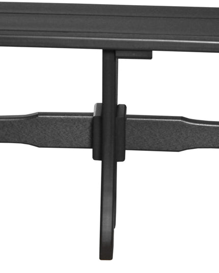 LuxCraft Poly 52" Table  Bench (Black)