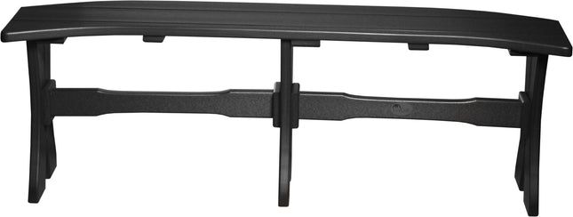 LuxCraft Poly 52" Table  Bench (Black)