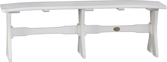 LuxCraft Poly 52" Table  Bench (White)