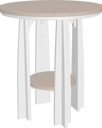 LuxCraft Poly Balcony Table (Birch & White)