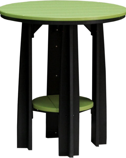 LuxCraft Poly Balcony Table (Lime Green & Black)