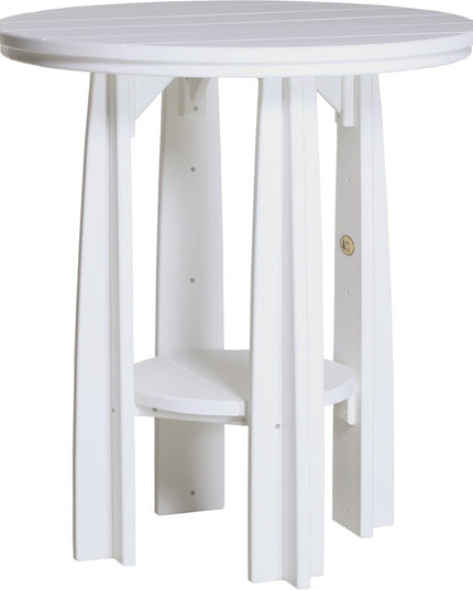 LuxCraft Poly Balcony Table (White)