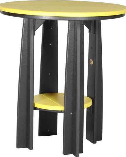LuxCraft Poly Balcony Table (Yellow & Black)