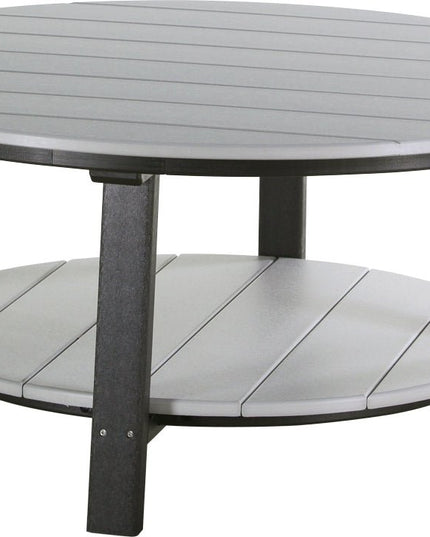 LuxCraft Poly Deluxe Conversation Table (Dove Gray & Black)