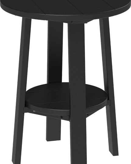 LuxCraft Poly Deluxe End Table (Black) 28 Inch