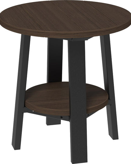 LuxCraft Deluxe End Table featured in brazilian walnut