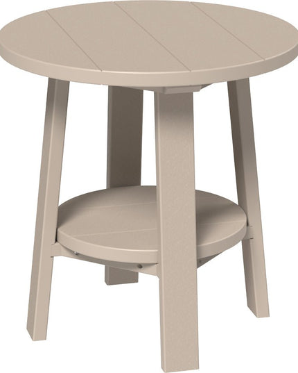 LuxCraft Deluxe End Table featured in weatherwood