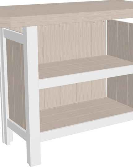 LuxCraft Poly Serving Bar (Birch & White)