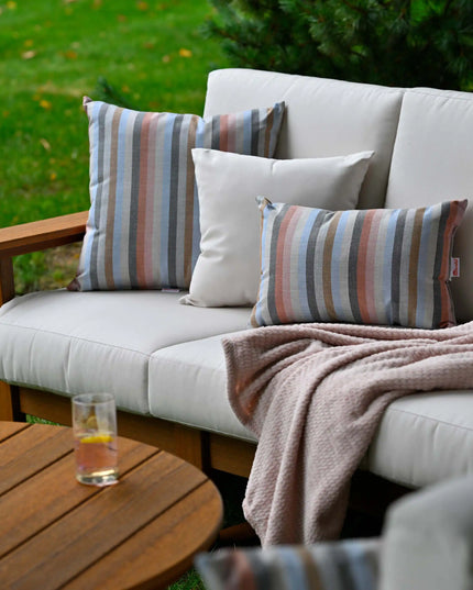 LuxCraft 19" Toss Pillow on Lanai outdoor seating