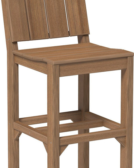 LuxCraft Urban Side Chair (Bar Height) Antique Mahogany