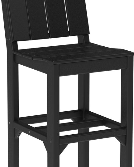 LuxCraft Urban Side Chair (Bar Height) Black