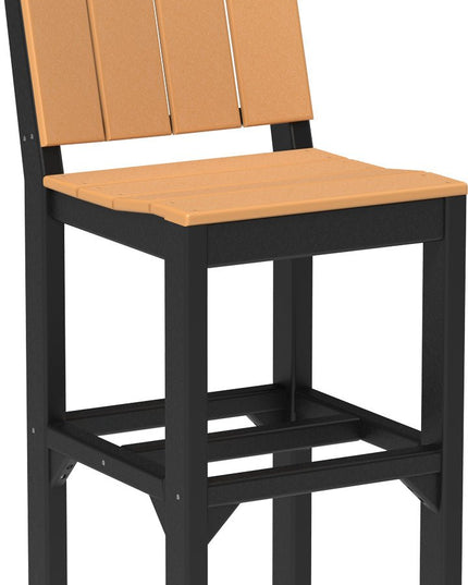 LuxCraft Urban Side Chair (Bar Height) Cedar & Black