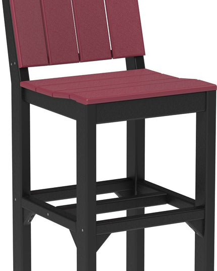 LuxCraft Urban Side Chair (Bar Height) Cherrywood & Black