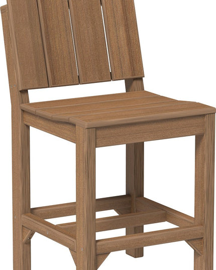 LuxCraft Urban Side Chair (Counter Height) Antique Mahogany