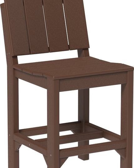 LuxCraft Urban Side Chair (Counter Height) Chestnut Brown