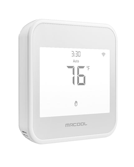 MRCOOL Smart Thermostat Assembly Angle View