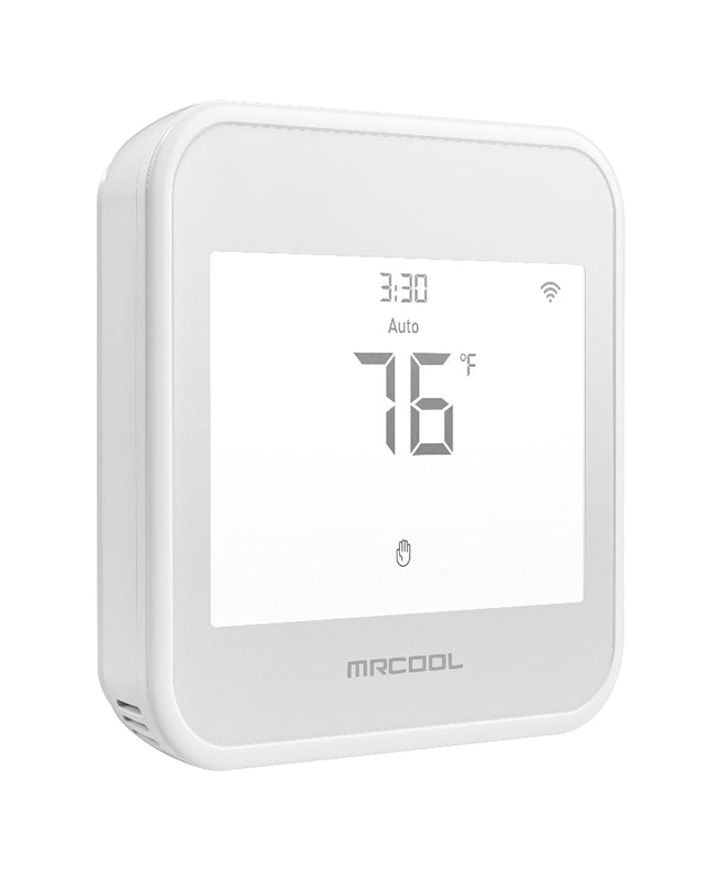 MRCOOL Smart Thermostat Assembly Angle View
