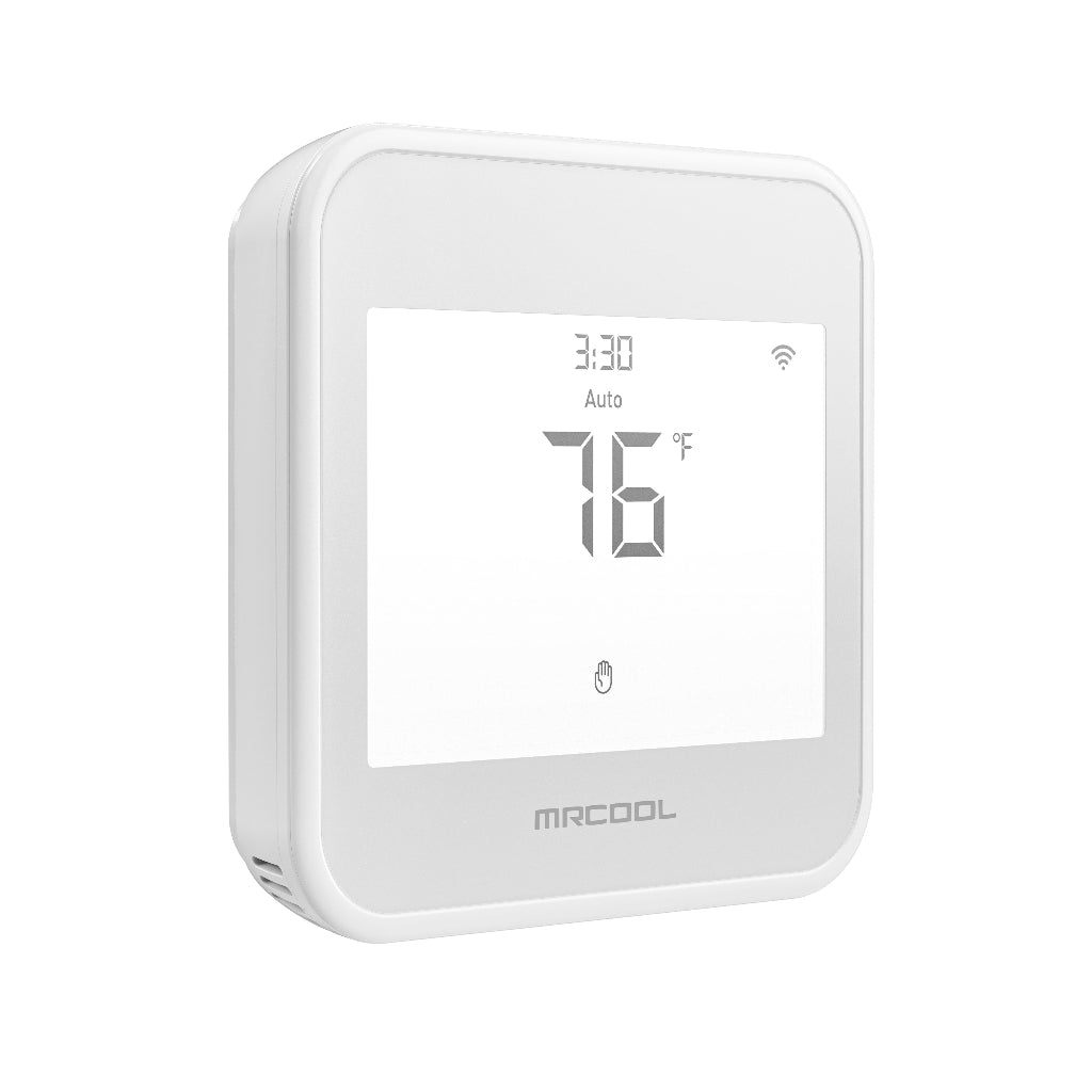 MRCOOL Smart Thermostat Assembly Angle View