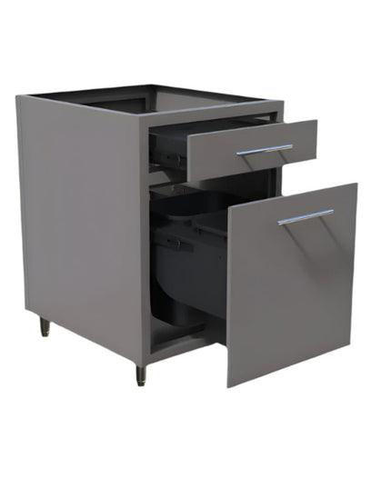 Modern Slide-Out Waste Bin Cabinet OWBC