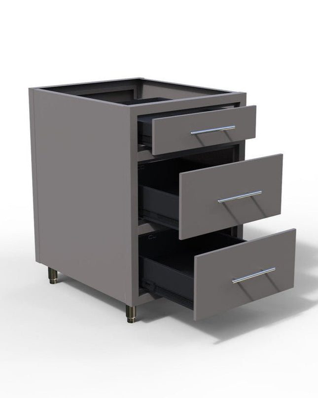 Modern Triple Drawer Base Cabinet 3ODBC