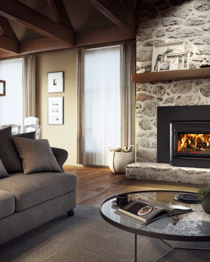 Osburn 3500 Wood Insert | 110,000 BTU | 1,000-2,700 sq ft | Heat-Activated Blower Included