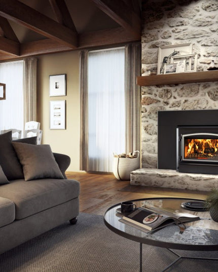 Osburn 3500 Wood Insert | 110,000 BTU | 1,000-2,700 sq ft | Heat-Activated Blower Included