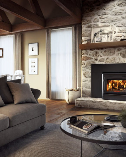 Osburn 3500 Wood Insert | 110,000 BTU | 1,000-2,700 sq ft | Heat-Activated Blower Included