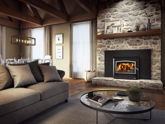 Osburn 3500 Wood Insert | 110,000 BTU | 1,000-2,700 sq ft | Heat-Activated Blower Included