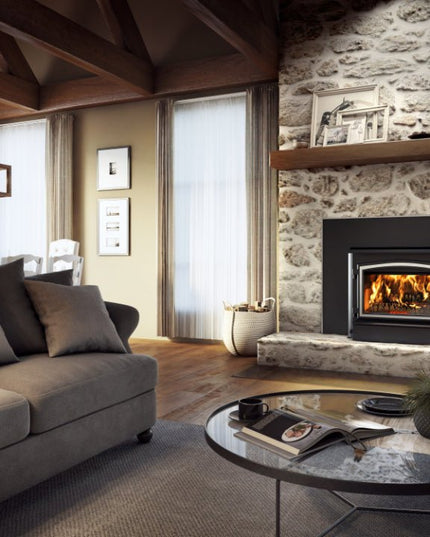 Osburn 3500 Wood Insert | 110,000 BTU | 1,000-2,700 sq ft | Heat-Activated Blower Included