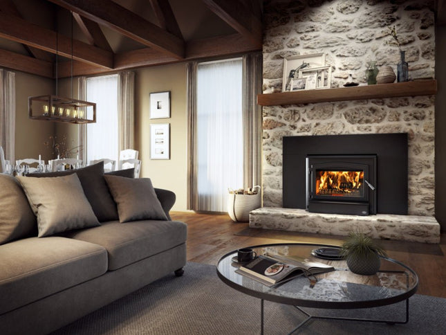 Osburn 3500 Wood Insert | 110,000 BTU | 1,000-2,700 sq ft | Heat-Activated Blower Included