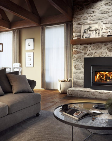 Osburn 3500 Wood Insert | 110,000 BTU | 1,000-2,700 sq ft | Heat-Activated Blower Included