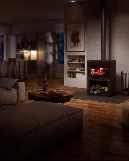 Osburn Inspire 2000 Wood Stove | 75,000 BTU | 500-2,100 sq ft | Soapstone/Steel Base Options