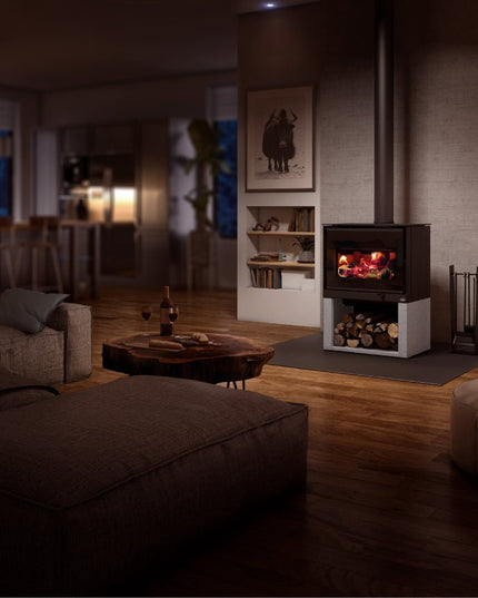 Osburn Inspire 2000 Wood Stove | 75,000 BTU | 500-2,100 sq ft | Soapstone/Steel Base Options