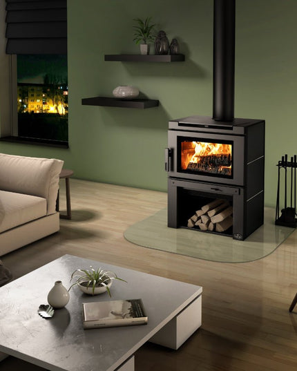 Osburn Matrix Wood Stove | 75,000 BTU | 500-2,100 sq ft | Soapstone/Steel Panel Options