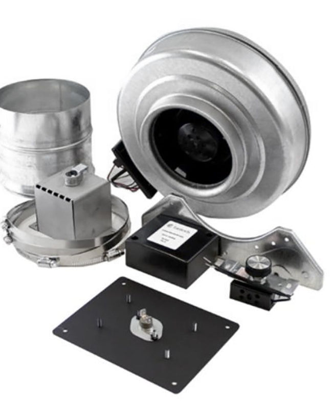 Osburn Stratford II Wood Fireplace with Heat Activated Blower | 80,000 BTU | 750-2,200 sq ft