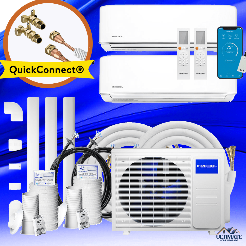 Multiport Condenser MRCOOL® DIY 4th Gen Multi-Zone 3-Zone Condenser – Ultimate Home Upgrade