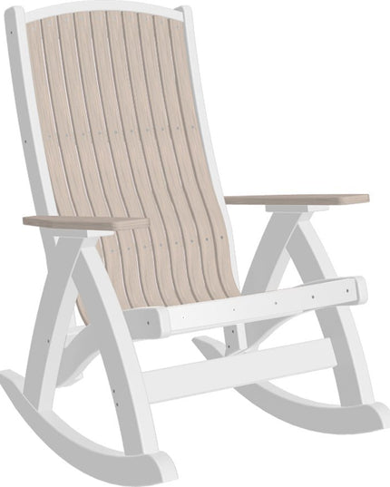 LuxCraft Comfort Rocker Birch & White