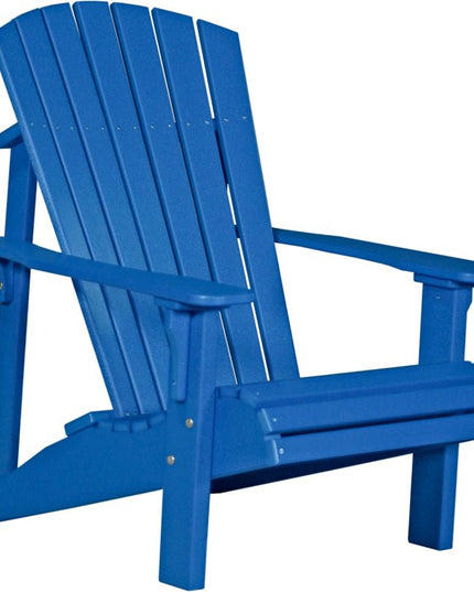 LuxCraft Poly Deluxe Adirondack Chair Blue