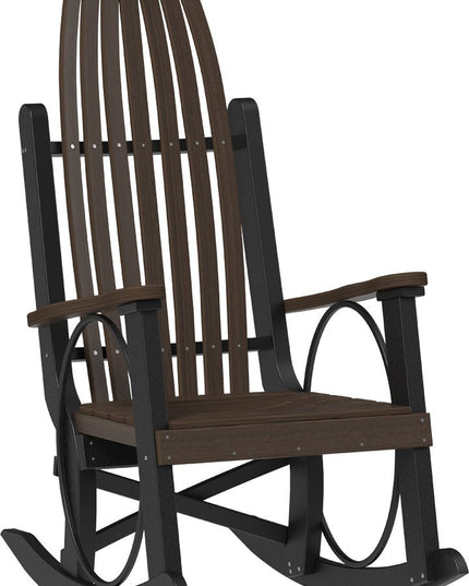 LuxCraft Grandpa's Rocker Brazilian Walnut & Black