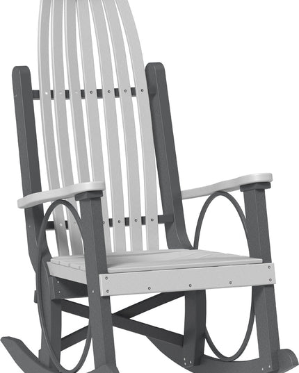 LuxCraft Grandpa's Rocker Dove Gray & Slate