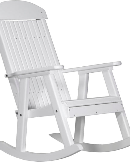 LuxCraft Porch Rocker White