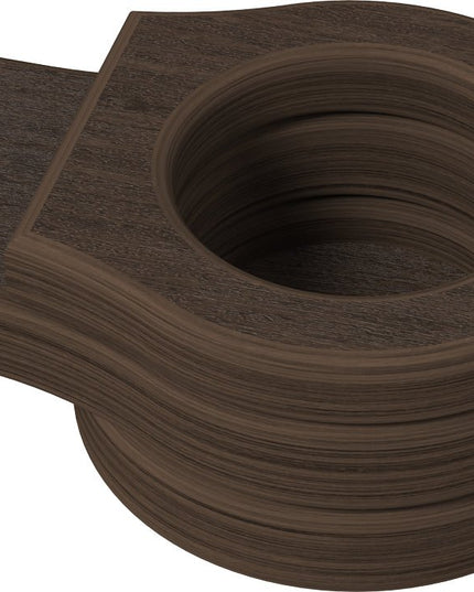 Poly Stationary Cup Holder (Brazilian Walnut).