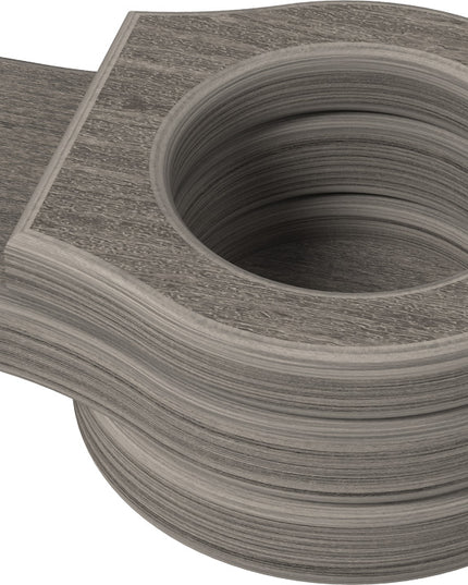 Poly Stationary Cup Holder (Coastal Gray).