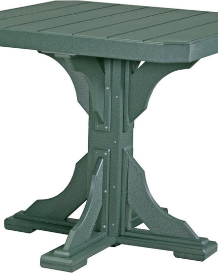 Poly 41" Square Table (Green) Counter Height